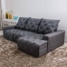 Sofá Retrátil e Reclinável 3 Lugares Castle Chaise 2,60m