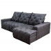 Sofá Retrátil e Reclinável 3 Lugares Castle Chaise 2,60m