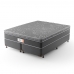 Conj Semi Ortopédico 30cm Espuma D-28 Slim Flex + Cama 25cm King Size (193x203)